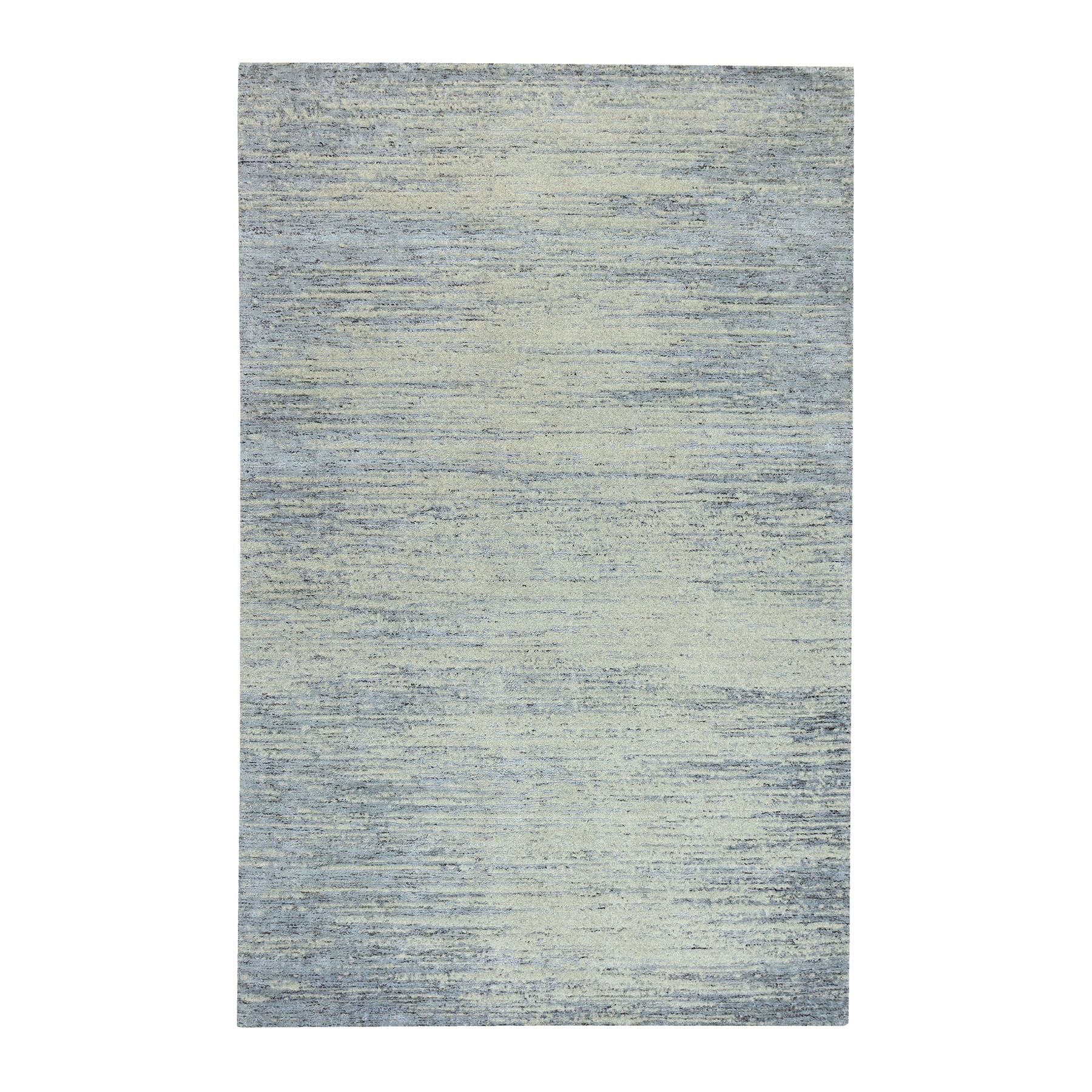 Modern & Contemporary Wool Hand-Knotted Area Rug 6'1